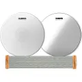 Evans 13" UV1 Reverse Dot Snare Drum Head & Snare Side Hazy 300 Pack