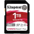 Kingston Canvas React Plus Sdxc Uhs-ii Clase 10 1tb Minnekort