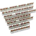 Eaton 215644, Samleskinneterminal, Rett, Hankjønn, Kobber, Hvit, 10 mm², 63 A