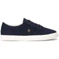 Ralph Lauren for woman. 802804598002 Canvas sneakers Janson II marine (41), Fabric, Flat, Laces, Casual, Navy