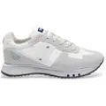 Blauer for man. S5TOKYO01 Leather Sneakers Tokyo01 white (40), Flat, Laces, Casual