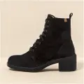 El naturalista for woman. 256601201005_001 Black leather ankle boots -Heel height: 5,5cm (36), 5 to 8 cm, Casual