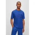 Hugo Boss for man. 50495876 Big Logo T-shirt blue (M), Casual, Cotton, Short sleeve