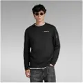 G-Star for man. D23329-D275-6484 Tweeter jumper black (XXS), Casual, Cotton