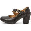 El naturalista for woman. 254331101005_001 Leather shoes N5433 black (42), 5 to 8 cm, Buckle, Casual