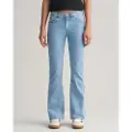 Gant for girl. 610032 Bootcut jeans Teen blue (16años= 176cm), Casual, Cotton, Denim, children's fashion
