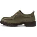 Art for man. 114831122003_0G3 Leather shoes 1483 green (43), Flat, Laces, Casual