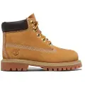 Timberland unisex for kids. TB1128097131 Leather boots Premium 6 terproof Boot yellow (28), Flat, Laces, Casual, children's fashion