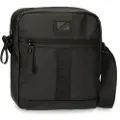 Pepe Jeans unisex. 7345631 Hoxton Large Shoulder Bag Black Portatablet (OSFA), Casual, Polyester