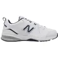 New Balance for man. MX608V5 MX608V5 Slip Resistant Leather Shoes white (49 4E), Flat, Laces, Casual