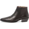 Neosens for woman. 333521101003_001 Leather ankle boots S3352 black (41), 3 to 5 cm, Zip, Casual