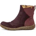 El naturalista for woman. 2545011DA005_5DA Leather ankle boots N5450 maroon, purple (41), Flat, Zip, Casual