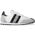 Bikkembergs for man. 19139-CP Guti white leather trainers (41), Flat, Laces, Casual