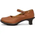 El naturalista for woman. 259961155005_023 Brown leather shoes N5996 (37), 3 to 5 cm, Buckle, Casual