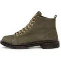 Art unisex. 119001122003_0G3 Leather Ankle Boots 1900 Birmingham green (46), 3 to 5 cm, Laces, Casual