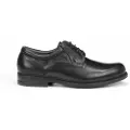 Fluchos for man. 8466_NATU_NEGR Simon leather shoes 8466 black (40), Laces, Casual, Classic