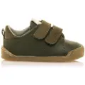 Mustang Kids unisex for kids. 48850 Free Baby Leather Sneakers Green (23), 1 to 3 cm, Velcro, Casual, children's fashion