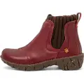 El naturalista for woman. 2NE233D70005_091 Leather ankle boots Ne23 maroon (39), 3 to 5 cm, None, Casual