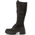 Art for woman. 113761101003_001 Leather boots 1376 black (36), 3 to 5 cm, Laces, Casual