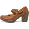 El naturalista for woman. 254331155005_023 Brown leather shoes N5433 (41), 5 to 8 cm, Buckle, Casual