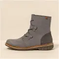 El naturalista for woman. 2547019A0005_039 Leather ankle boots N5470 Pleasant grey (37), Flat, 1 to 3 cm, Laces, Casual