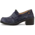 El naturalista for woman. 2566711NF005_0B0 N5667 navy leather moccasins (41), 5 to 8 cm, None, Casual