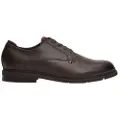 Tommy Hilfiger for man. FM0FM05164 Brown Derby Leather Shoes (46), Flat, Laces, Casual, Party, Classic