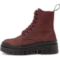 Art for woman. 119531267003_008 Leather ankle boots 1953 burgundy (40), 3 to 5 cm, Laces, Casual