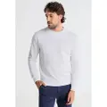 Victorio & Lucchino , V&L for man. 660087109 Hoodless sweatshirt white logo print (M), Casual, Cotton, Long sleeve