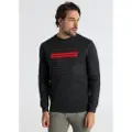 Victorio & Lucchino , V&L for man. 660187093 Graphic logo hoodless sweatshirt black (XXL), Casual, Cotton, Long sleeve
