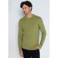Victorio & Lucchino , V&L for man. 4614565 Green structured jumper (XL), Casual, Cotton, Acrylic, Long sleeve