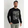 Victorio & Lucchino , V&L for man. 660067079 Hoodless sweatshirt paper mineral black (XL), Casual, Cotton, Long sleeve