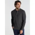 Victorio & Lucchino , V&L for man. 630227122 Grey cable knit polo shirt (M), Casual, Cotton, Long sleeve