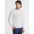 Victorio & Lucchino , V&L for man. 650247133 Long sleeve T-shirt with white graphic on the chest (L), Casual, Cotton