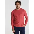 Victorio & Lucchino , V&L for man. 650237131 T-shirt with chest pocket in red jacquard fabric (XXL), Casual, Cotton, Long sleeve