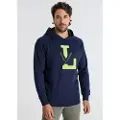 Victorio & Lucchino , V&L for man. 660077103 Raglan sleeve sweatshirt with navy application (XL), Casual, Cotton, Long sleeve