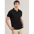 Bendorff for man. 830145045 Polo shirt 134214 black (M), Casual, Cotton, Short sleeve