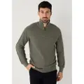 Bendorff for man. 870585465 Perkins Sweater Texture grey (M), Casual, Cotton, Long sleeve