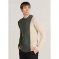 Bendorff for man. 870305267 Multicoloured knitted jumper with box collar (XXL), White, Casual, Cotton, Long sleeve