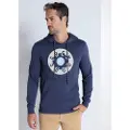 Bendorff for man. 860235294 Hooded sweatshirt navy (S), Casual, Cotton, Long sleeve