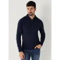 Bendorff for man. 870525435 Perkings navy zip pullover (M), Casual, Cotton, Long sleeve