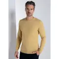Bendorff for man. 870205164 Mustard basic jumper with box collar (L), Casual, Cotton, Long sleeve