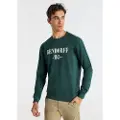 Bendorff for man. 860435424 Sweatshirt 95 green (XL), Casual, Cotton, Long sleeve