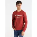 Bendorff for man. 860435424 Sweatshirt 95 red (XL), Casual, Cotton, Long sleeve