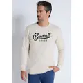 Bendorff for man. 860215264 Basic sweatshirt with white box collar (3XL), Casual, Cotton, Long sleeve
