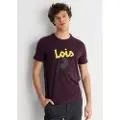LOIS Jeans for man. 157013177 Lois lilac basic T-shirt (S), Casual, Purple, Cotton, Short sleeve