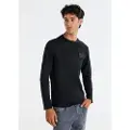 LOIS Jeans for man. 157933978 Black zipped T-shirt (3XL), Casual, Cotton, Long sleeve
