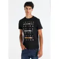 LOIS Jeans for man. 157923973 Slogan T-shirt black (S), Casual, Cotton, Short sleeve
