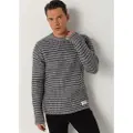 LOIS Jeans for man. 176563433 Grey striped jumper (3XL), Casual, Acrylic, Long sleeve