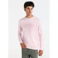 LOIS Jeans for man. 165863921 Sweatshirt with embroidered logo on the chest pink (XL), Casual, Cotton, Long sleeve